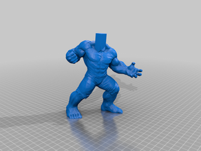 hulk mod mcdonalds brinquedo cabeças esculturas adventuretime 3d print model - Mito3D