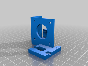 almost direct drive extruder e3d toolchanger 3d printer parts 3d print model - Mito3D