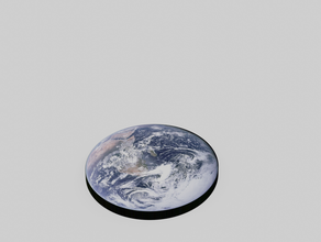 koaster pro flat earth versione cucina & sala da pranzo coaster 3d print model - Mito3D