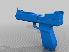colt scamp 3d printing firearm fusion 360 gun pistol weapon 3d print model - Mito3D