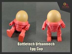 battletech urbanmech egg cup toy & game accessories 3d print model - Mito3D