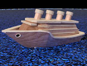 benchtanic schwimmt 3d-Druck-tests 3dbenchy benchy cruiseship Schiff 3d print model - Mito3D