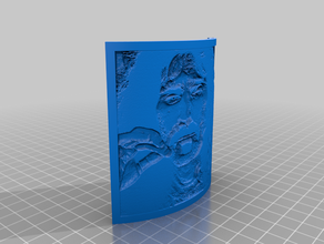 frank zappa luz de presença a arte 3d print model - Mito3D