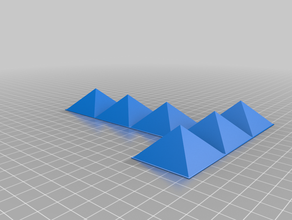 Pyramide Würfel net math 3d print model - Mito3D