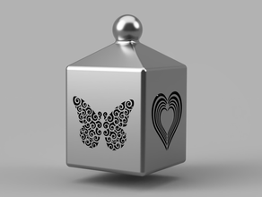 jewelry casket decor box 3d print model - Mito3D