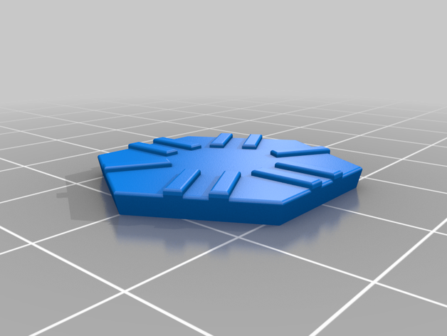 course galaxie point de jetons 3D print model - Mito3D