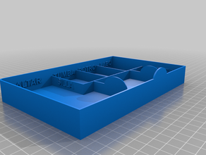 heroquest insert box organizaer modded extras games boardgame dungeon 3d print model - Mito3D