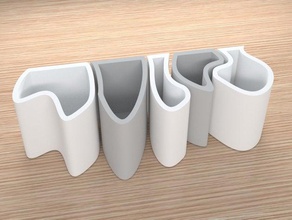 modular vases decor decoration garden home 3d print model - Mito3D