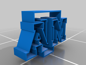 atm logotipo ahuecado signos y logotipos 3d print model - Mito3D