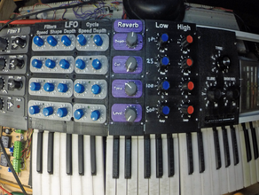 synth reverb paneli eurorack granby oyunları klavye logicblox müzik aleti synthesizer unity3d 3d print model - Mito3D