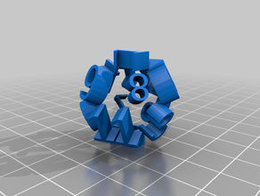 my customized 12 dice - numbers 3d print model - Mito3D