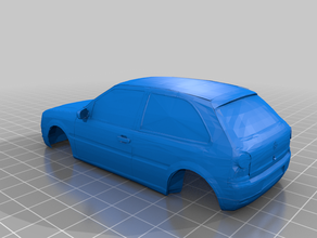 vw gol g4 slot car brinquedo & acessórios para jogos diecast hotwheels slot car slot car autorama vwpointer 3d print model - Mito3D