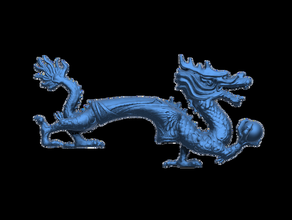 dragão de cana-de-v2 jóias cana bengala 3d print model - Mito3D