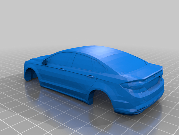 ford fusion slotcar oyuncaklar ve oyunlar döküm araba hotwheels yuvası slot-araba slot car 3D print model - Mito3D