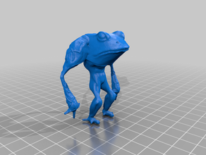 lanky frog monster toy & game accessories 3d print model - Mito3D