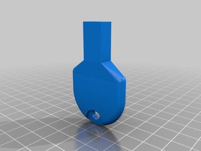 il mio personalizzato maschio femmina triangolo quadrato rettangolo chiave utensili a mano su misura 3d print model - Mito3D