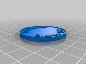 dishes coin coins & badges customized 3d print model - Mito3D