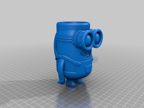 mug minions art coffee 3d print model - Mito3D