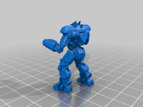 battletech clan balestra remxi giochi e giocattoli mechwarrior mwo remix 3d print model - Mito3D