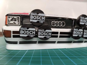 carson audi 80 ön ızgara r c araçlar 1 10 quattro rc araba ölçek 3d print model - Mito3D