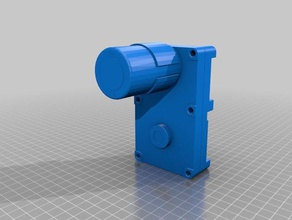 geared motor 12v gf555 mockup 3d printer accessories 3d print model - Mito3D