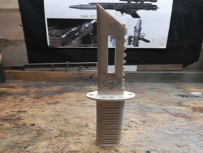 mando mücadele bıçak sahne 3d print model - Mito3D
