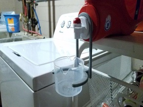 laundry detergent cup holder ez-print household 3d print model - Mito3D
