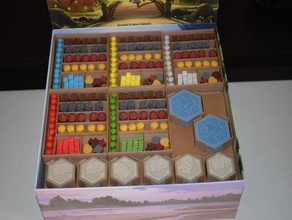 tapeçaria jogo de tabuleiro organizador inserir brinquedo & acessórios para jogos boardgame boardgames 3d print model - Mito3D