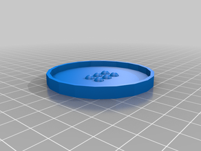 capsula di petri coperchio 55mm diametro biologia cap 3d print model - Mito3D