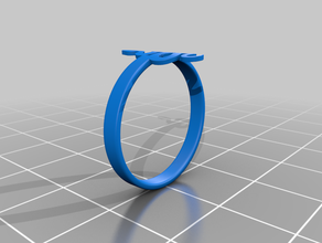 ktfrd05 filigrana serpente anello geometrico 3d gioielli di design anelli 3d print model - Mito3D