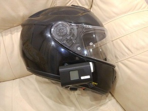 sony as100v montagem capacete câmera as100 a gopro gt ar hdr-as100v de monte shoei actioncam 3d print model - Mito3D