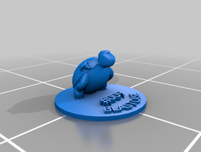 blastoise - no supports base video games support pokemon figures 3d print model - Mito3D