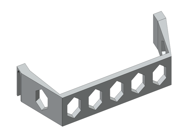 samsung réfrigérateur plateau horizontal support ménage étagère de montage 3D print model - Mito3D