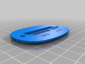 delta bench grinder switch plate bracelets 3d print model - Mito3D