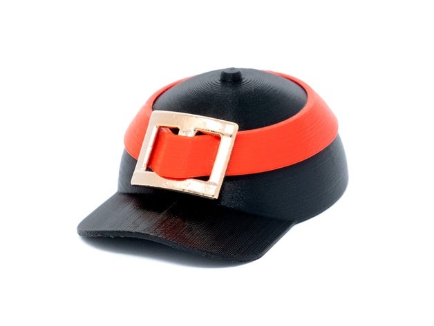 thanksgiving weasel baseball hat toys & games cap thanksgivingweasel 3D print model - Mito3D