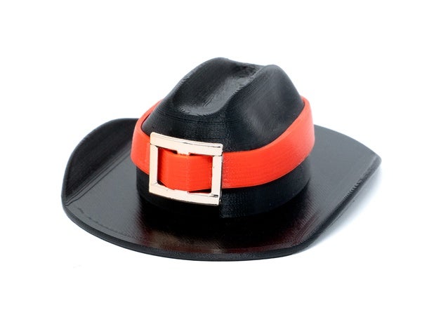 şükran sansar kovboy şapkası oyuncaklar ve oyunlar şapka Şükran Günü thanksgivingweasel gelincik 3D print model - Mito3D