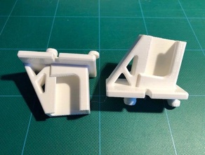 merillat cabinet de glissière tiroir support crochets ménage 3d print model - Mito3D