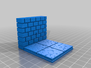 openforge 20 de corte pedra da parede externa tocha jogos cortar diodo emissor luz 3d print model - Mito3D