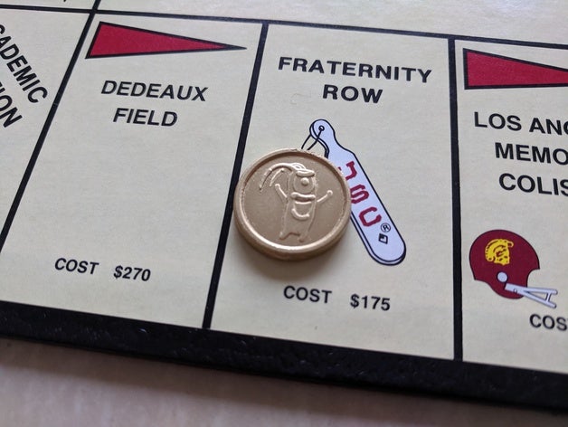 le plancton monopole jeton jeux jeu de monopoly bob l'éponge 3D print model - Mito3D