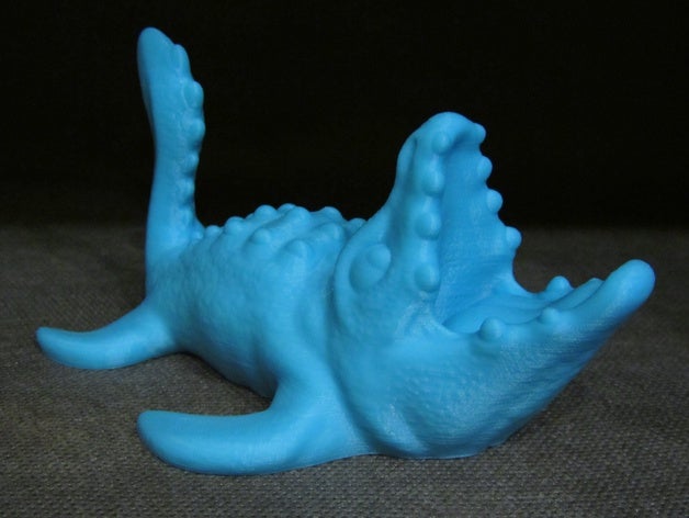 mosasaurus easy print no support art animal baby cartoon dino dinosaur figure model sculpture supportless 3D print model - Mito3D