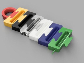 linkable filament sample display v2 3d printer accessories holder 3d print model - Mito3D