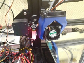 ender 3 filament cooling 50x50 fanobj 3d printer parts fan creality ender3 hips 3d print model - Mito3D
