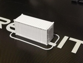20 foot iso container n scale models 3d print model - Mito3D