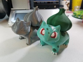 bulbasaur pokemon motorino di avviamento 3d print model - Mito3D