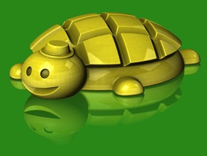 toy tortoise toys & games 3d print model - Mito3D