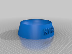 my customized fully parametric dog cat food bowl pets 3d print model - Mito3D