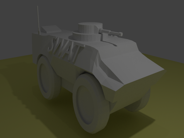 ak cadillac v-100 apc vehículos 3D print model - Mito3D