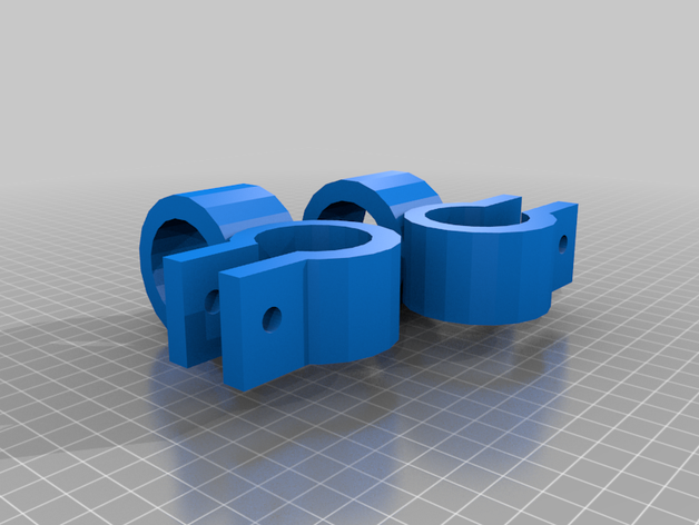 portamantas para silla de ruedas 3D print model - Mito3D