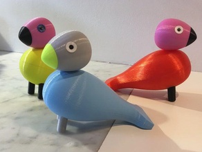 songbird scans & replicas bird kay bojesen lammesky 3d print model - Mito3D