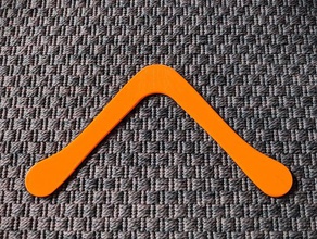 stampa singola boomerang all'aperto e giardino Stampante 3d facile di la restituzione singolo il lancio 3d print model - Mito3D